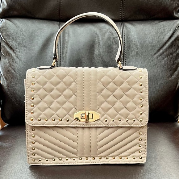 Aldo Bags Aldo Handbagcrossbody Bag Beige Roomy Inside Three